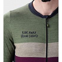 Веломайка мужская ALE MAGLIA MC / SS JERSEY CHAOS OFF ROAD - GRAVEL VERDE/GREEN